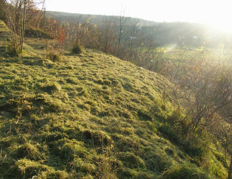 Gyermelyi ptsi telek - panorma a fels telek szak-nyugati sarkrl dl-kelet irnyban